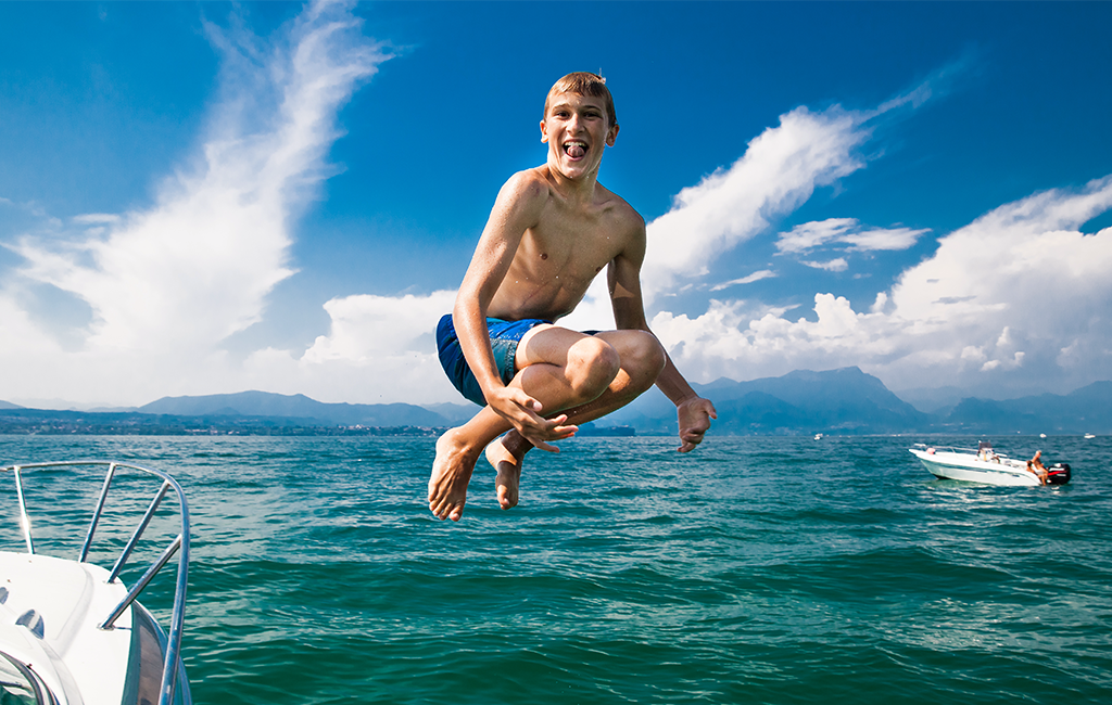 Swim at Lake Garda